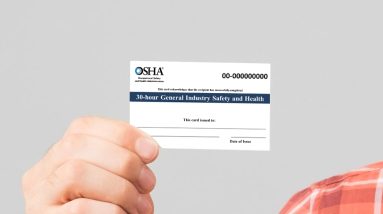 OSHA 30-hour certifications