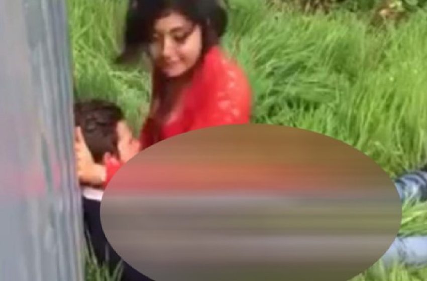 Shocking Footage Of Two People Having Sex Behind A Tent At A Packed Racecourse Goes Viral